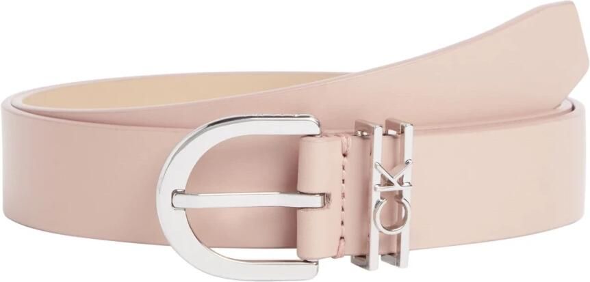 Calvin Klein Roze Leren Lus Riem Pink Dames