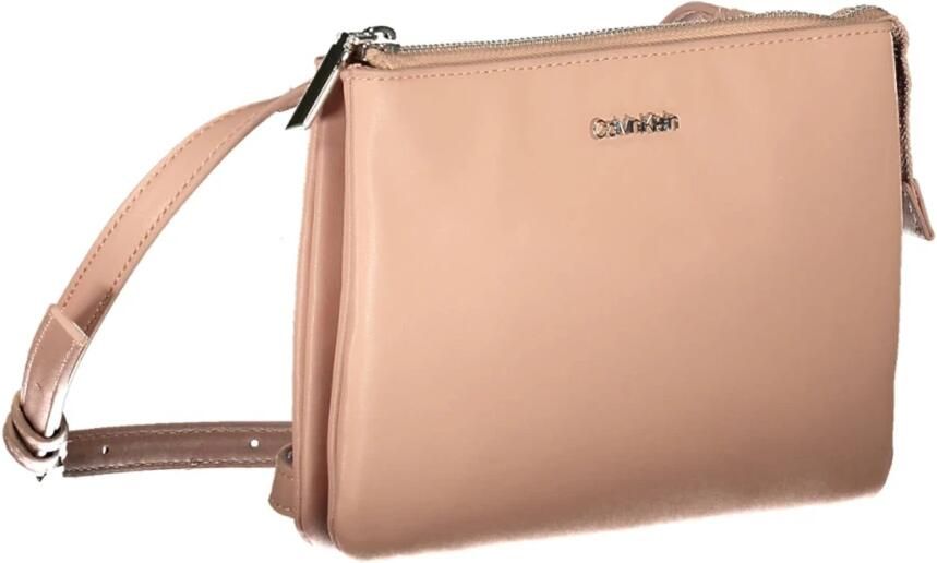 Calvin Klein Roze Polyester Handtas met Verstelbare Schouderband Pink Dames - Foto 5