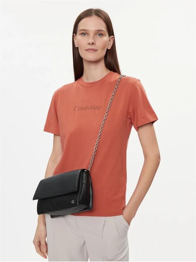 Calvin Klein Jeans Stijlvolle Crossbody Tas met Magneetsluiting Black Dames