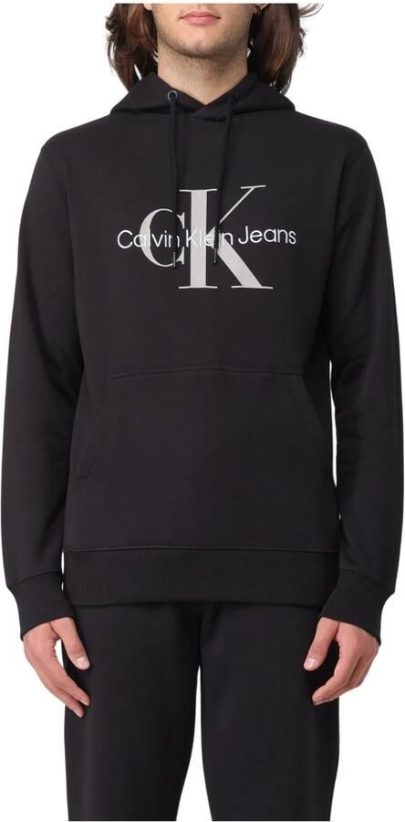 Calvin Klein Biologisch katoenen hoodie Milieuvriendelijk Lange mouwen Black Heren - Foto 10