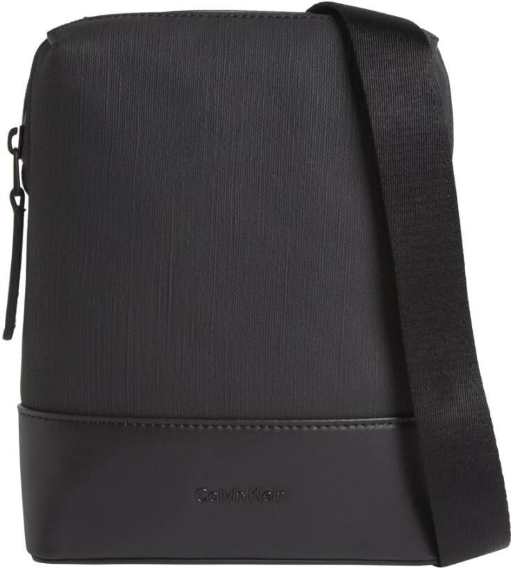 Calvin Klein Zwarte Heren Schoudertas Contrast Details Black Heren - Foto 3