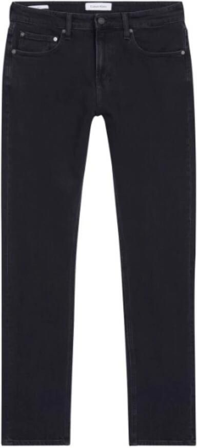 Calvin Klein Slim Fit Gewassen Zwarte Jeans Black Heren - Foto 4