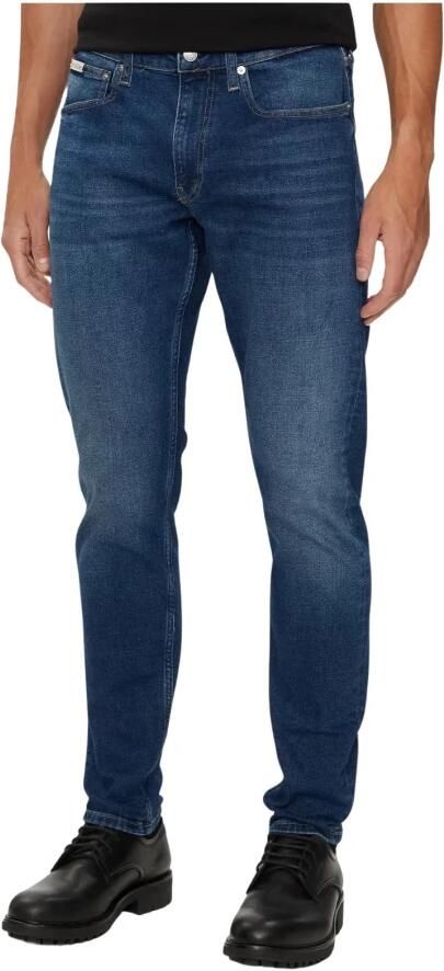 Calvin Klein Slim katoen stretch jeans Blauw Denim Blue Heren - Foto 8