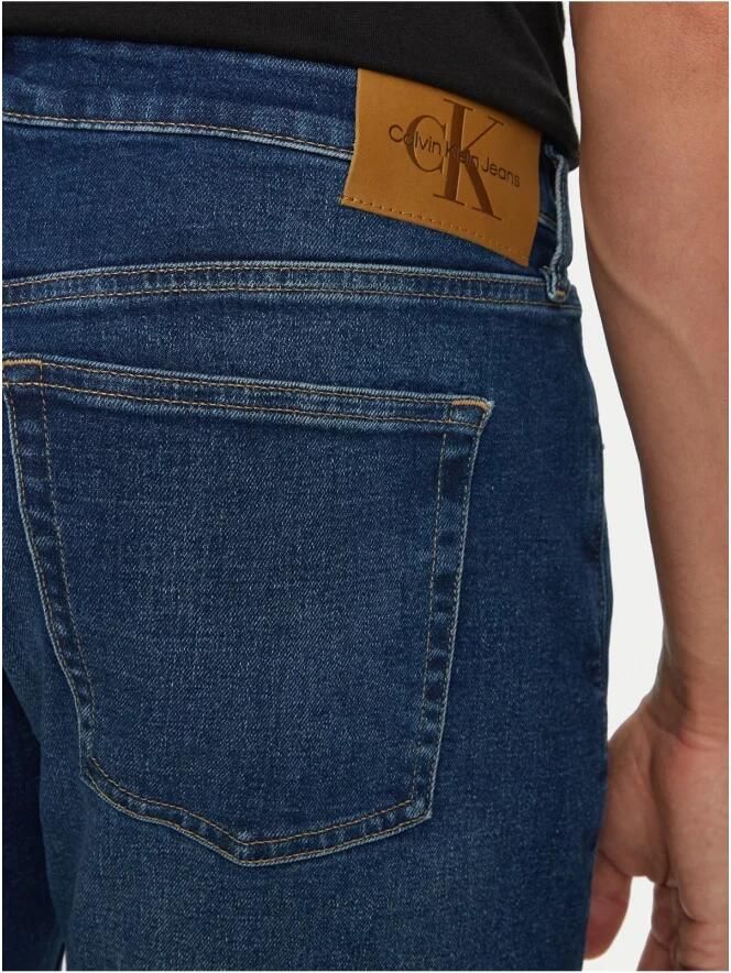 Calvin Klein Slim katoen stretch jeans Blauw Denim Blue Heren - Foto 6