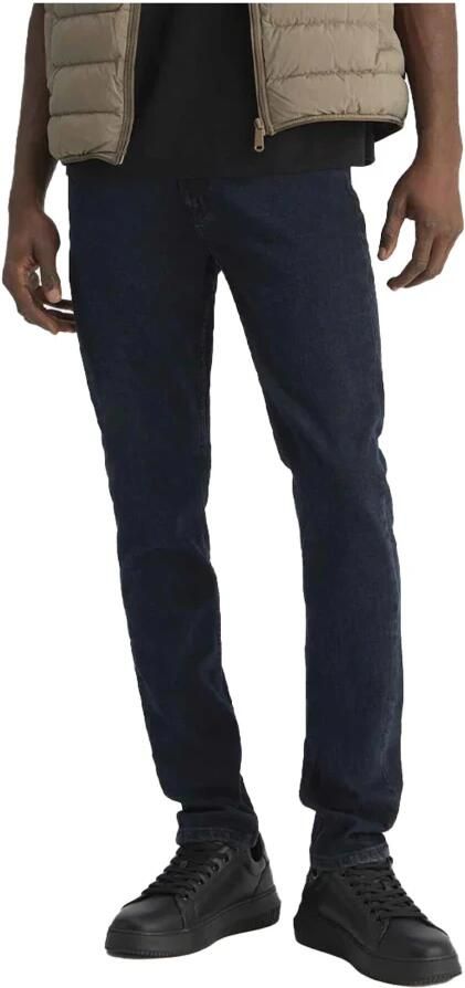 Calvin Klein Slim Taper Jeans Donker Denim Blue Heren - Foto 2