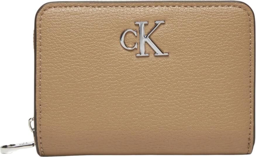 Calvin Klein Jeans Portemonnee MINIMAL MONOGRAM MED ZIP AROUND K60K612740 - Foto 5