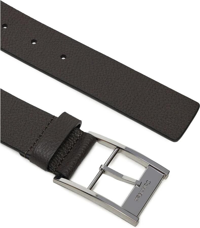 Calvin Klein Stijlvol Leren Riem Herfst Winter Collectie Brown Heren - Foto 2