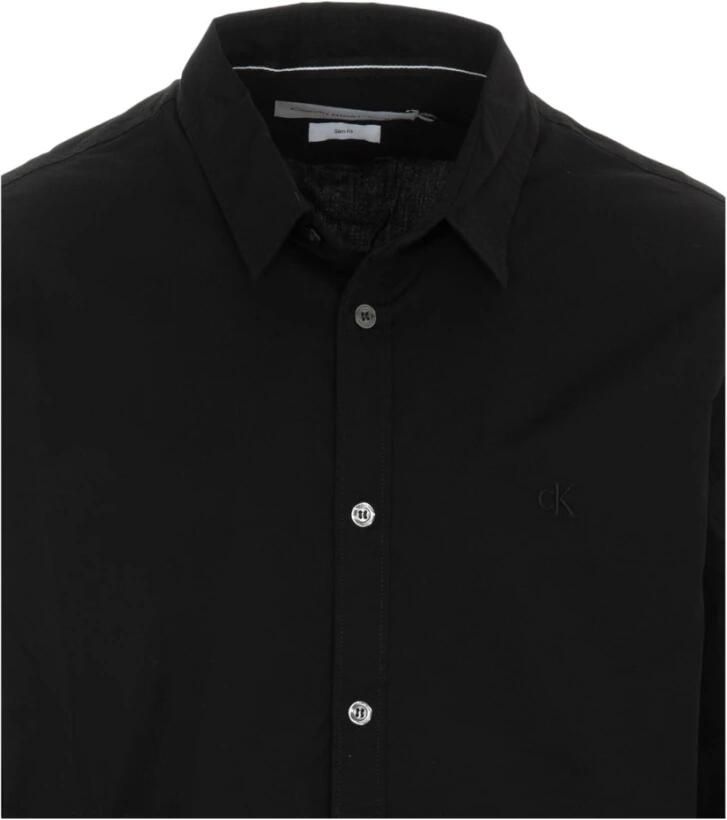 Calvin Klein Elegant Slim Fit Overhemd met Lange Mouwen Black Heren - Foto 5