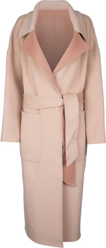 Calvin Klein Womenswear Wollen jas met reverskraag