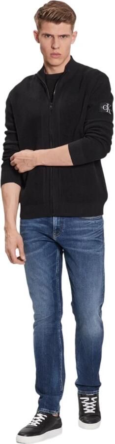 Calvin Klein Jeans Zwarte Core Badge Sweater voor Mannen Black Heren - Foto 8