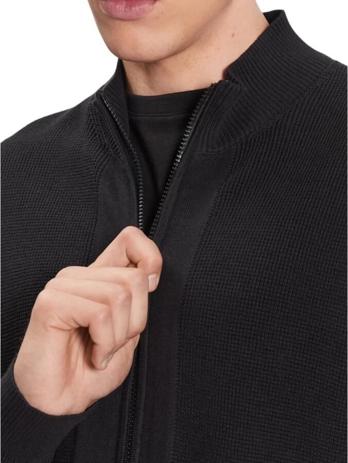 Calvin Klein Jeans Zwarte Core Badge Sweater voor Mannen Black Heren