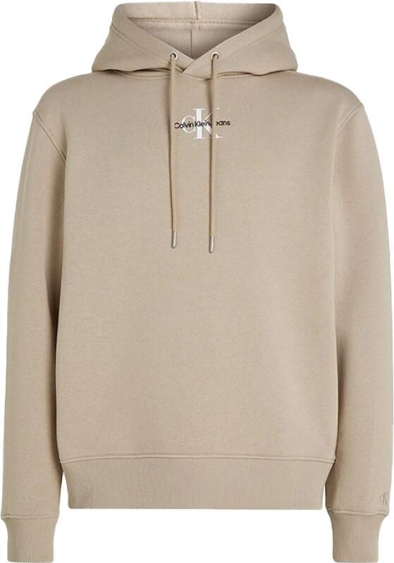 CALVIN KLEIN Heren Truien & Vesten Monologo Hoodie Taupe