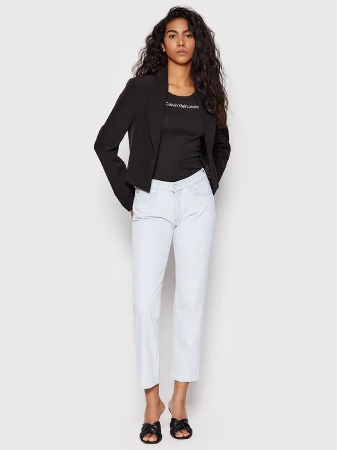 Calvin Klein Slim fit jeans MID RISE SLIM ANKLE met logobadge - Foto 3