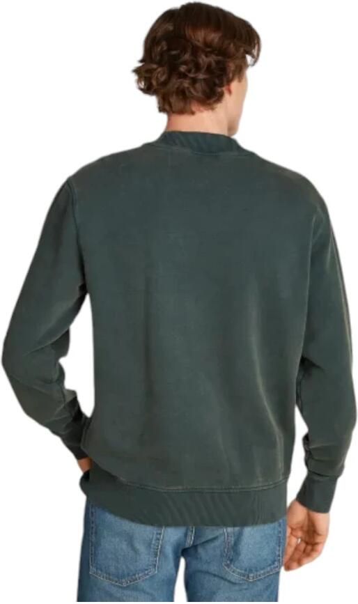 Calvin Klein Gewassen Geweven Label Sweatshirt Green Heren - Foto 4