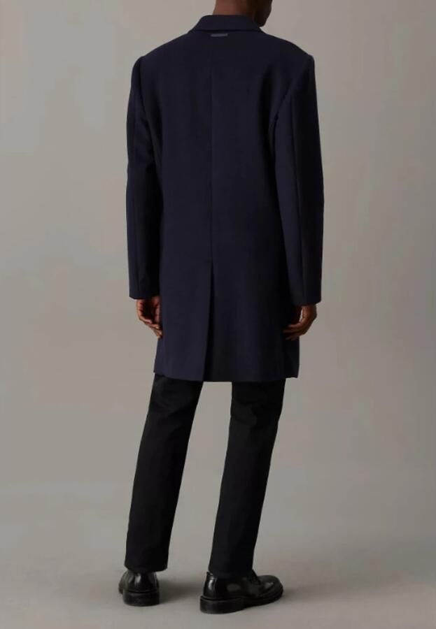 Calvin Klein Stijlvolle Wollen Jas voor Mannen Blue Heren - Foto 3