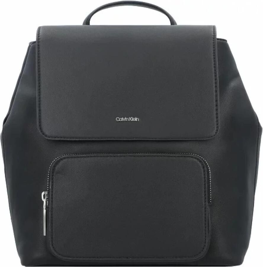 Calvin Klein Zwarte damesrugzak met verstelbare bandjes Black Dames