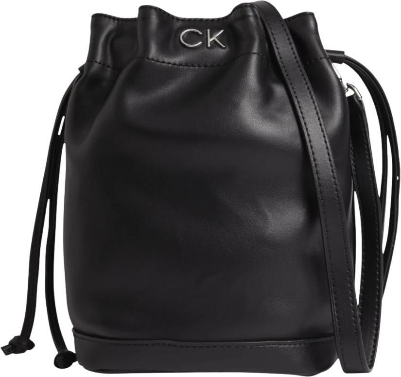 Calvin Klein Stijlvolle Zwarte Cross Body Bucket Tas Black Dames - Foto 2