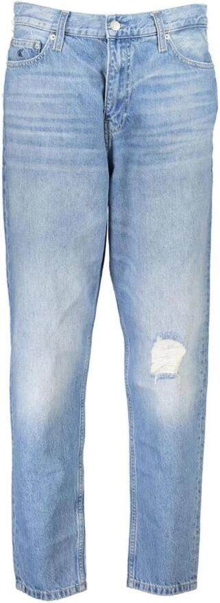 Calvin Klein Denim Mom Jeans Lichtblauw Versleten Blue Dames - Foto 2