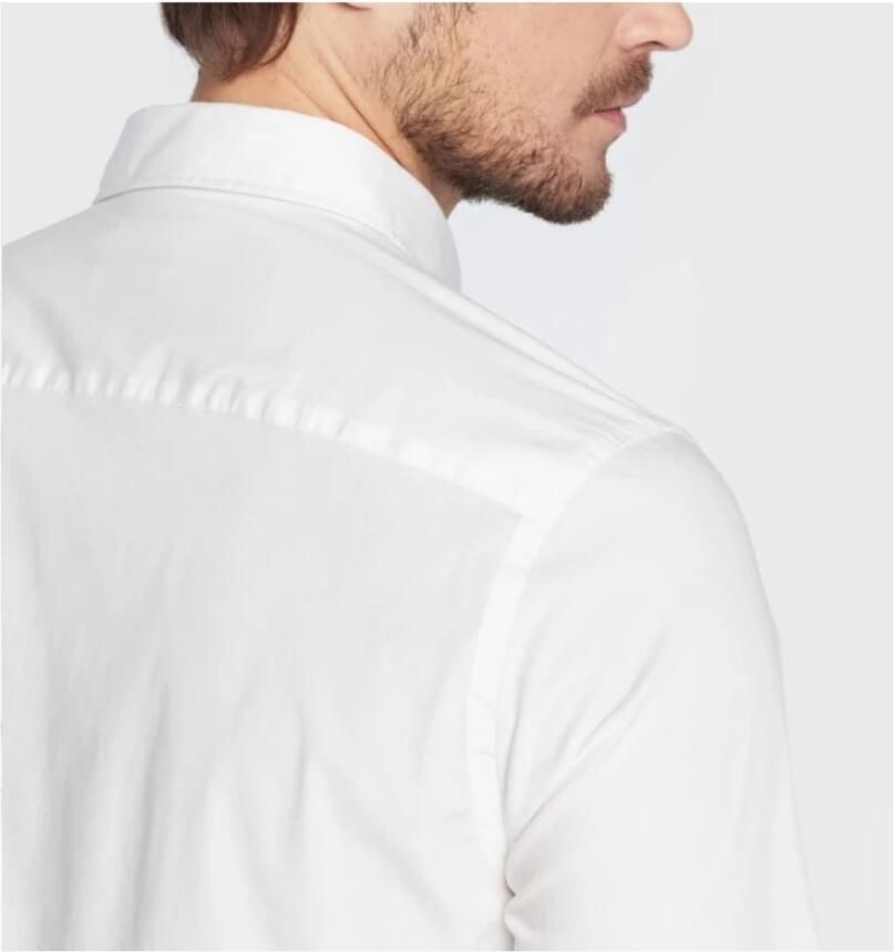 Calvin Klein Businessoverhemd STRETCH POPLIN SLIM SHIRT met -logo op de borst - Foto 2