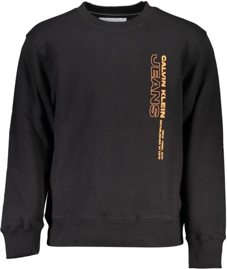 Calvin Klein Zwarte Sweatshirt met Print en Lange Mouwen Black Heren - Foto 2