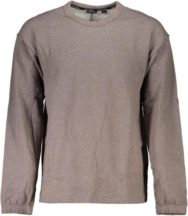 Calvin Klein Bruine Sport Sweater met Lange Mouwen Brown Heren