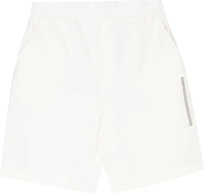 Calvin Klein Sweatshorts met reliëflogo voor Mannen White Heren