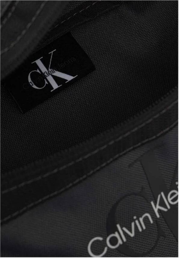 Calvin Klein Grijze Polyester Rits Tas met Binnen Zakken Gray Heren - Foto 3
