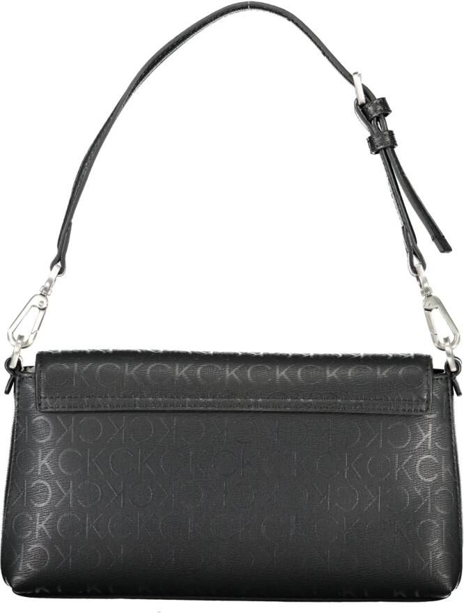Calvin Klein Zwarte schoudertas met afneembare band Black Dames