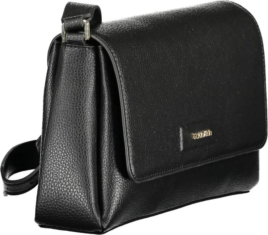 Calvin Klein Zwarte Polyester Handtas met Verstelbare Schouderband Black Dames - Foto 3