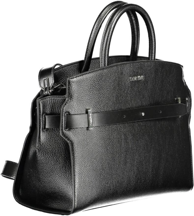 Calvin Klein Zwarte dameshandtas met afneembare band Black Dames - Foto 2