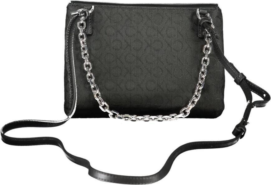 Calvin Klein Zwarte Schoudertas Stijlvol en veelzijdig Black Dames