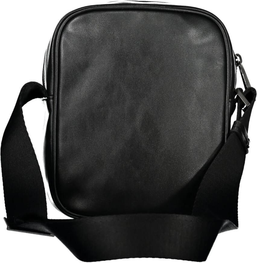 Calvin Klein Zwarte Heren Schoudertas Contrast Details Black Heren