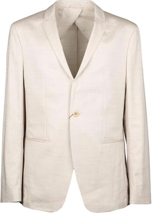 Calvin Klein Travertijn Textuur Blazer Beige Heren