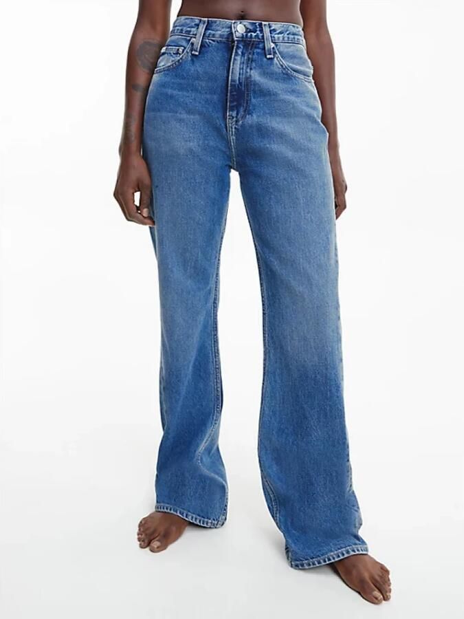 Calvin Klein Bootcut Denim Jeans in Medium Blauw voor Dames Blue Dames - Foto 3
