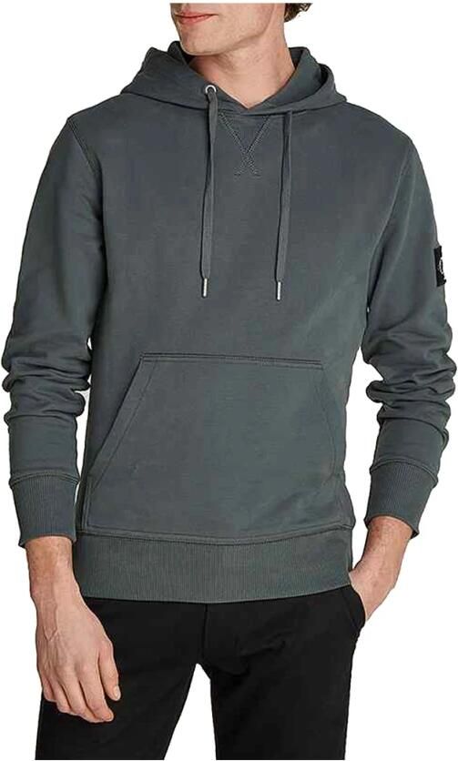 Calvin Klein Jeans Groene hoodie met monogram CK-embleem Gray Heren - Foto 3