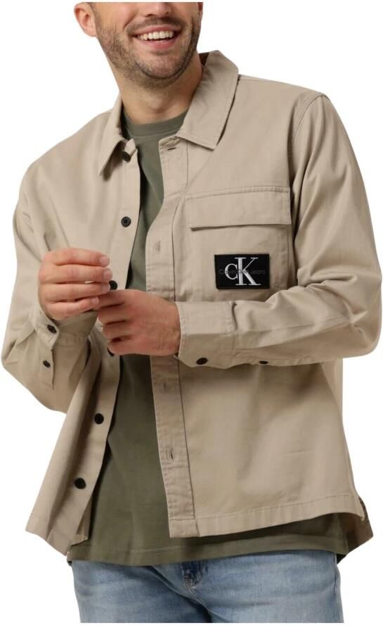 Calvin Klein Utility Shirt Taupe Moderne Man Beige Heren - Foto 3