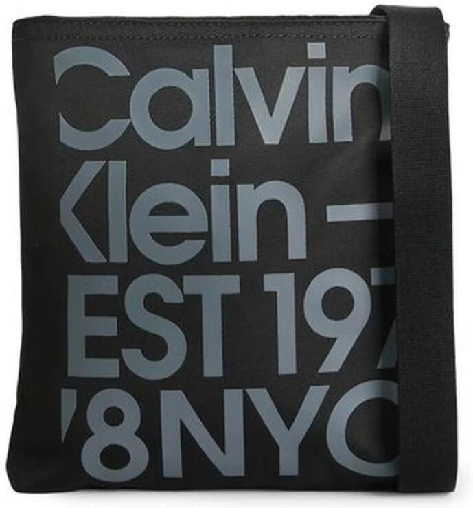 Calvin Klein Verstelbare Band Polyester Tas Heren Collectie Black Heren - Foto 3