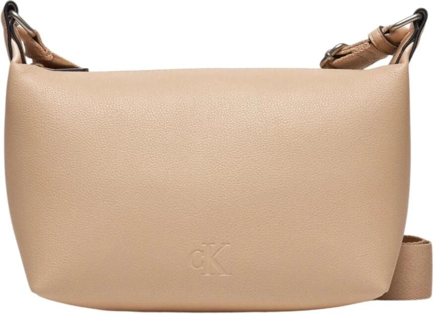 Calvin Klein Webbing Schoudertas Herfst Winter Collectie Beige Dames - Foto 8