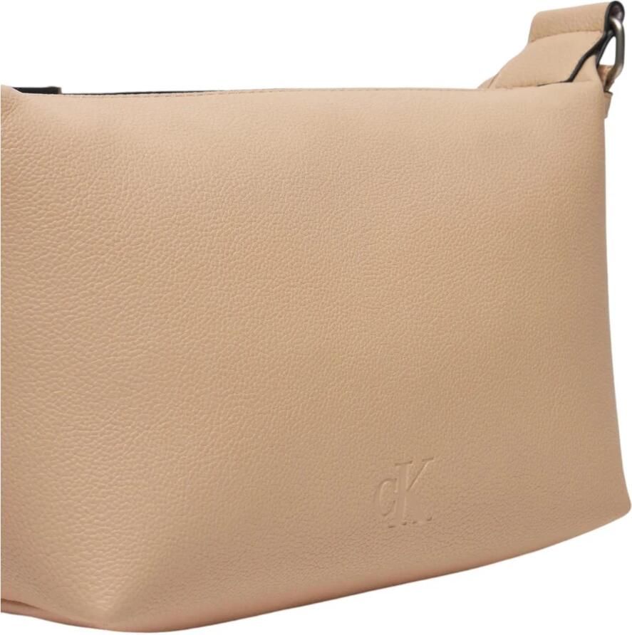 Calvin Klein Webbing Schoudertas Herfst Winter Collectie Beige Dames - Foto 2