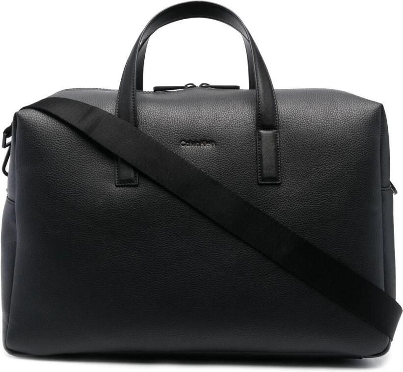 Calvin Klein Stijlvolle zwarte weekendtas voor heren Black Heren