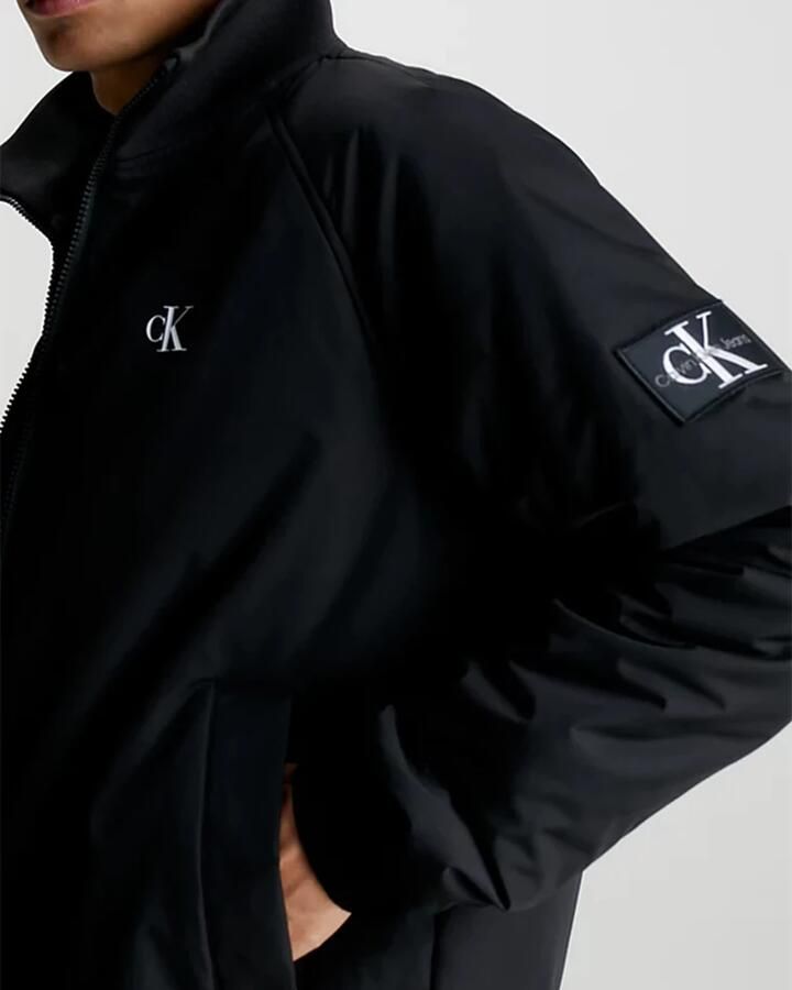Calvin Klein Stedelijke Hoodie met Contrastdetails Black Heren