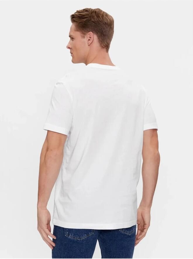 Calvin Klein Jeans Witte Monogram T-shirt Essentie Moderne White Heren - Foto 2