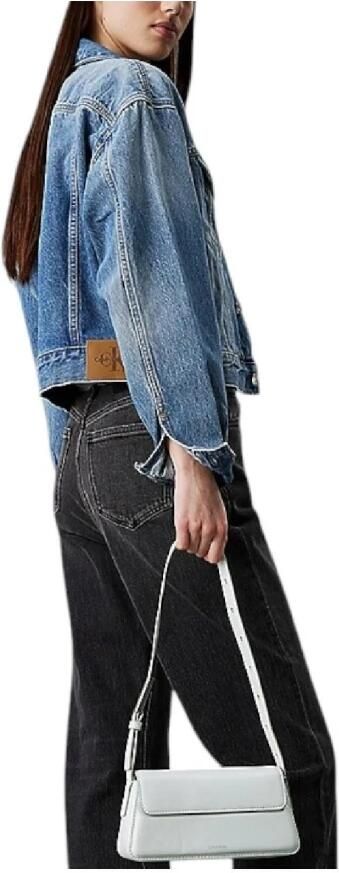 Calvin Klein Witte Belted Kleine Tas Gray Dames - Foto 2