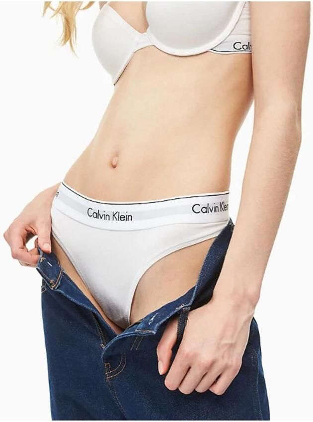 Calvin Klein Damesondergoed in het wit voor herfst winter White Dames - Foto 9