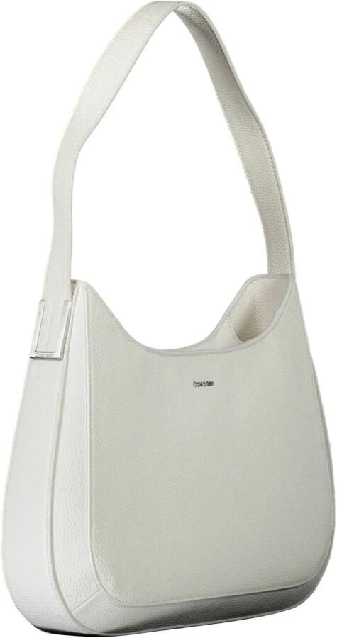 Calvin Klein Schoudertas van gerecycled polyester met contrasterende details White Dames - Foto 5