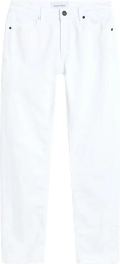 Calvin Klein Witte Slimme Enkel Jeans voor Vrouwen White Dames - Foto 5