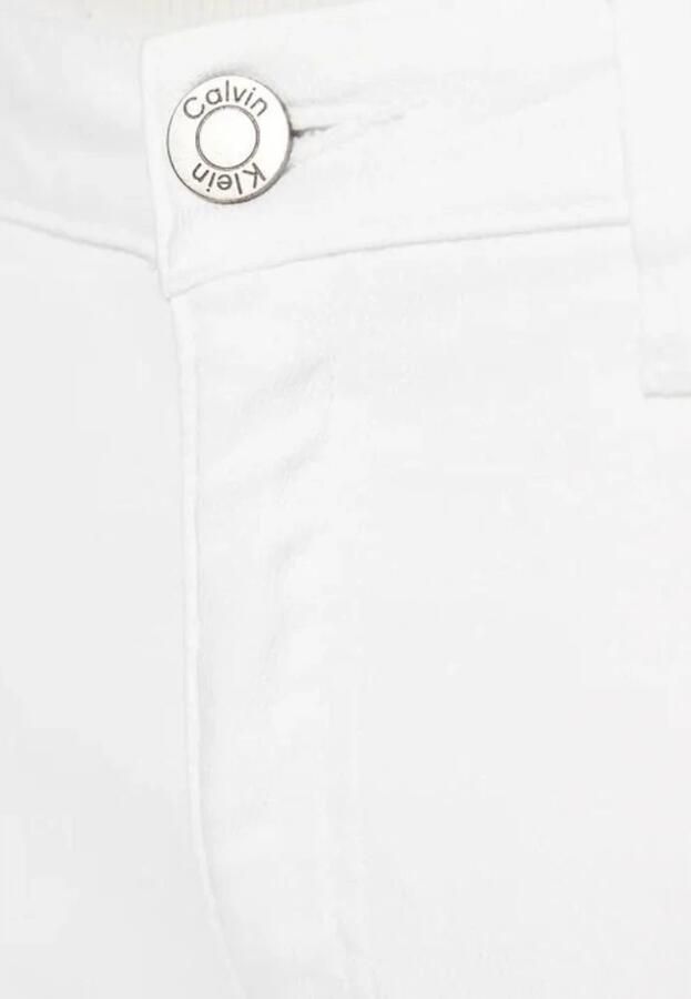 Calvin Klein Witte Slimme Enkel Jeans voor Vrouwen White Dames - Foto 4