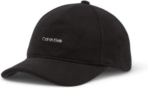 Calvin Klein Metalen Lettering Wollen Muts Vrouwen Black Dames - Foto 4