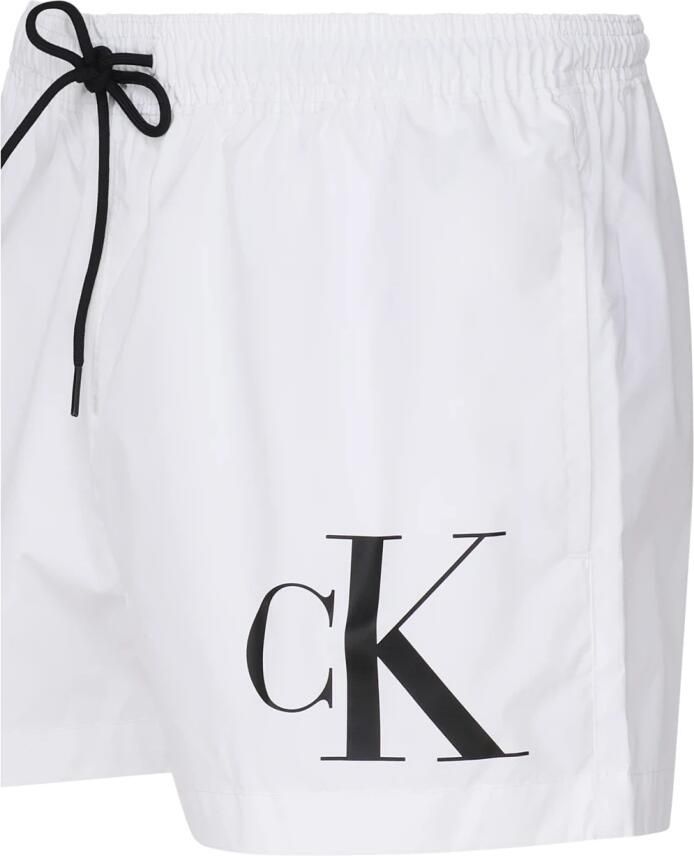 Calvin Klein Witte Trekkoord Boxershort Mannen White Heren