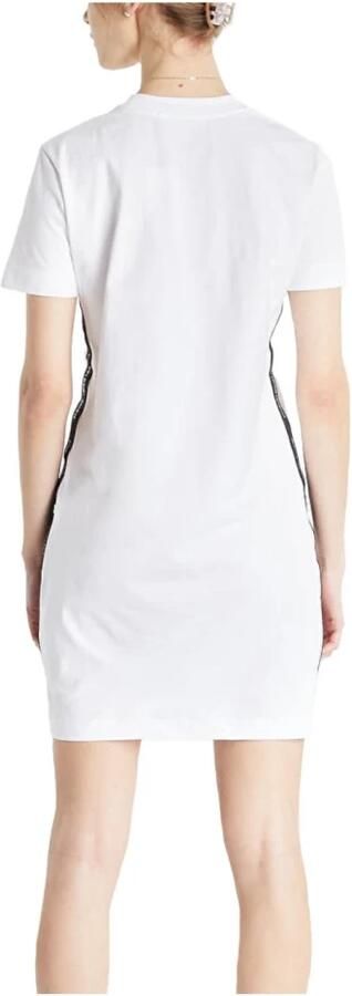 Calvin Klein Zijcontrast Jurk White Dames - Foto 2